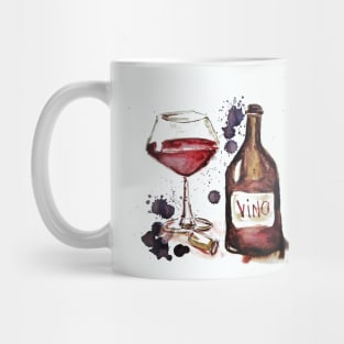 Wine - vino Mug